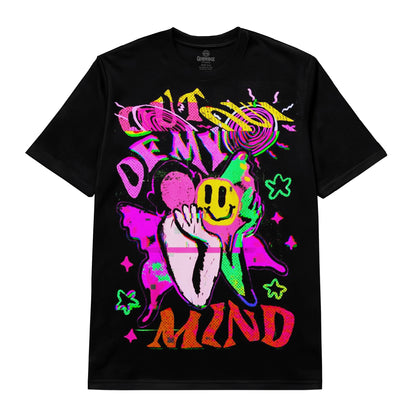 Don’t Mind Neon Emotion Art Tee