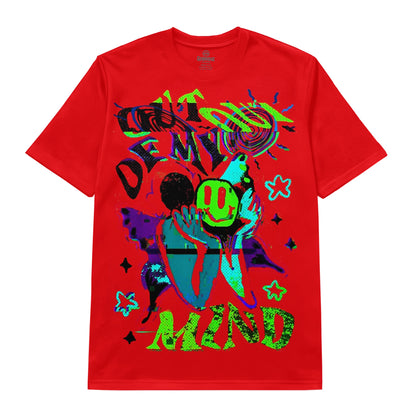 Don’t Mind Neon Emotion Art Tee