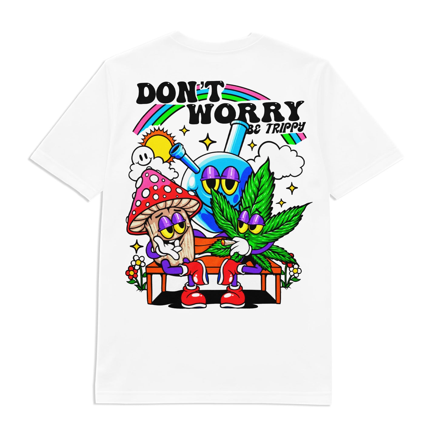Don't Worry Be Trippy Graphic T-Shirt