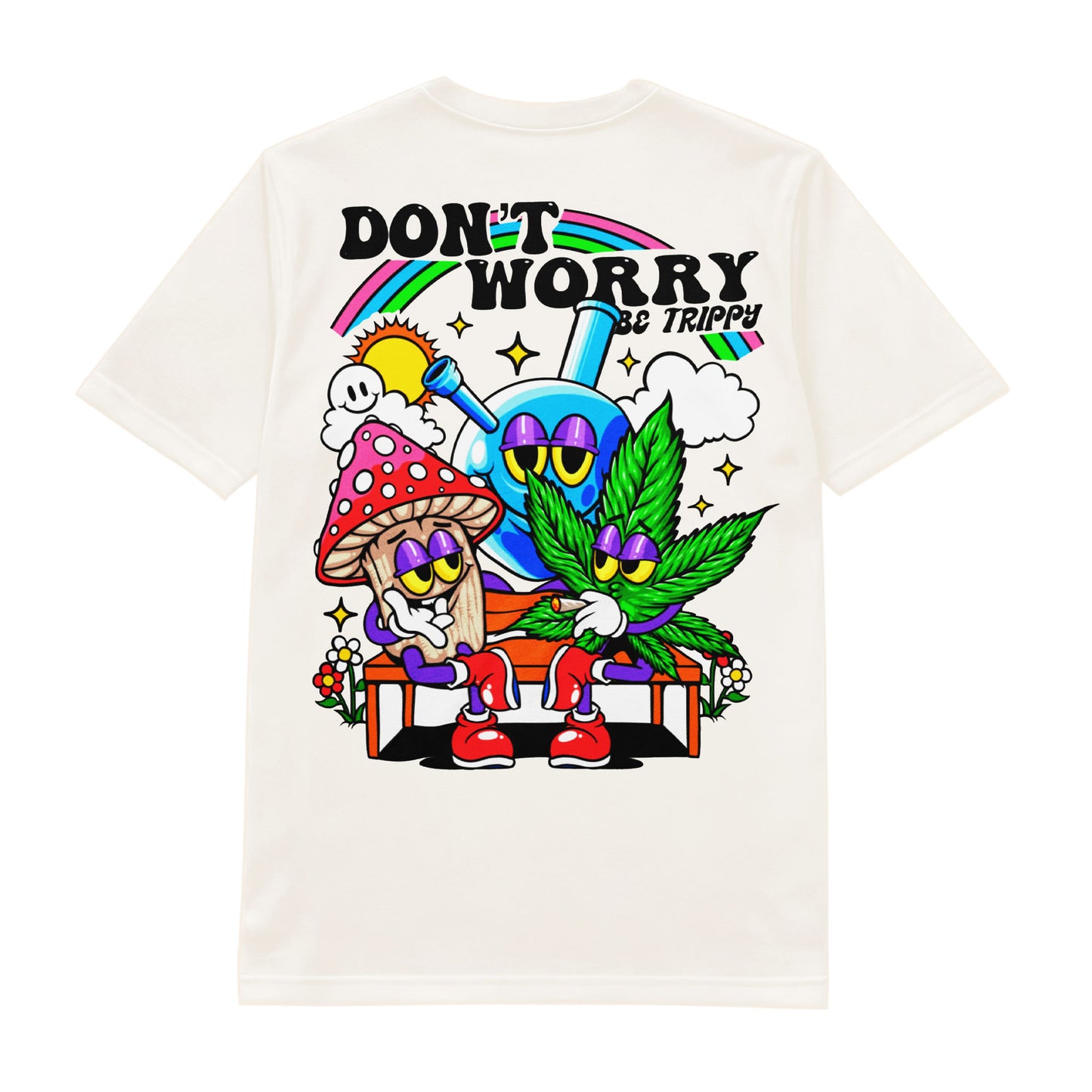 Don't Worry Be Trippy Graphic T-Shirt