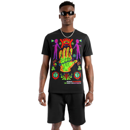 Dreams of Hallucinations Psychedelic Palm Tee
