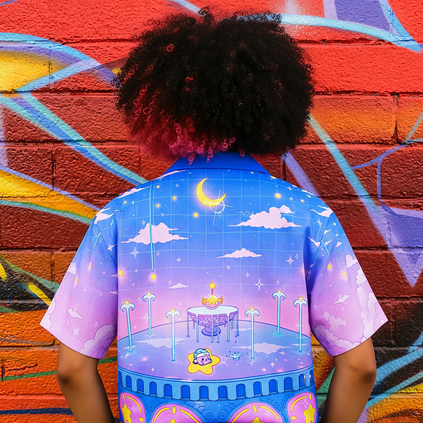 Dreamy Kawaii Galaxy Hawaiian Shirt