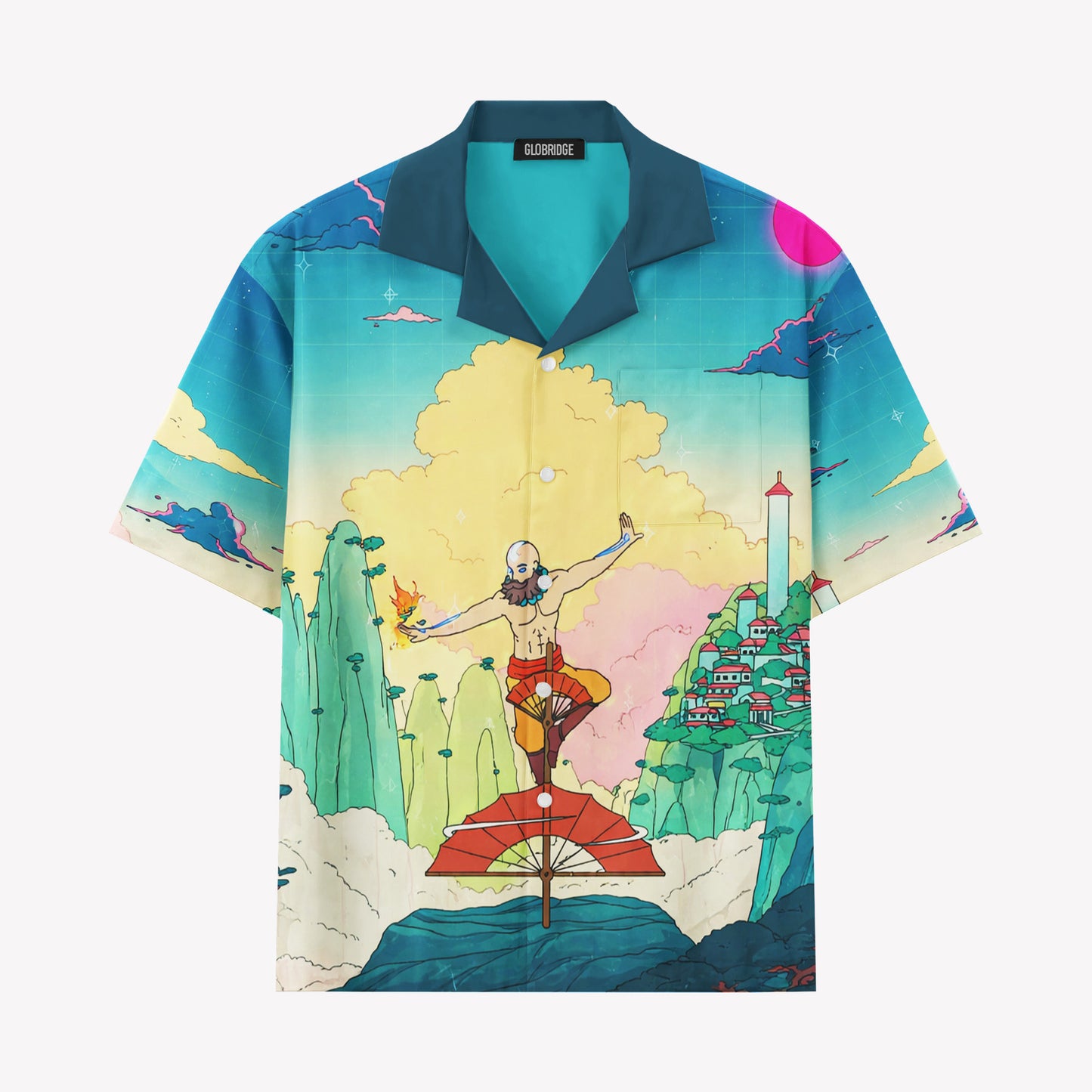 Elemental Master Anime Hawaiian Shirt
