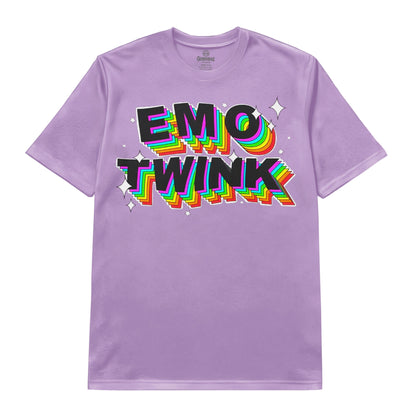 Emo Twink Rainbow Graphic Tee