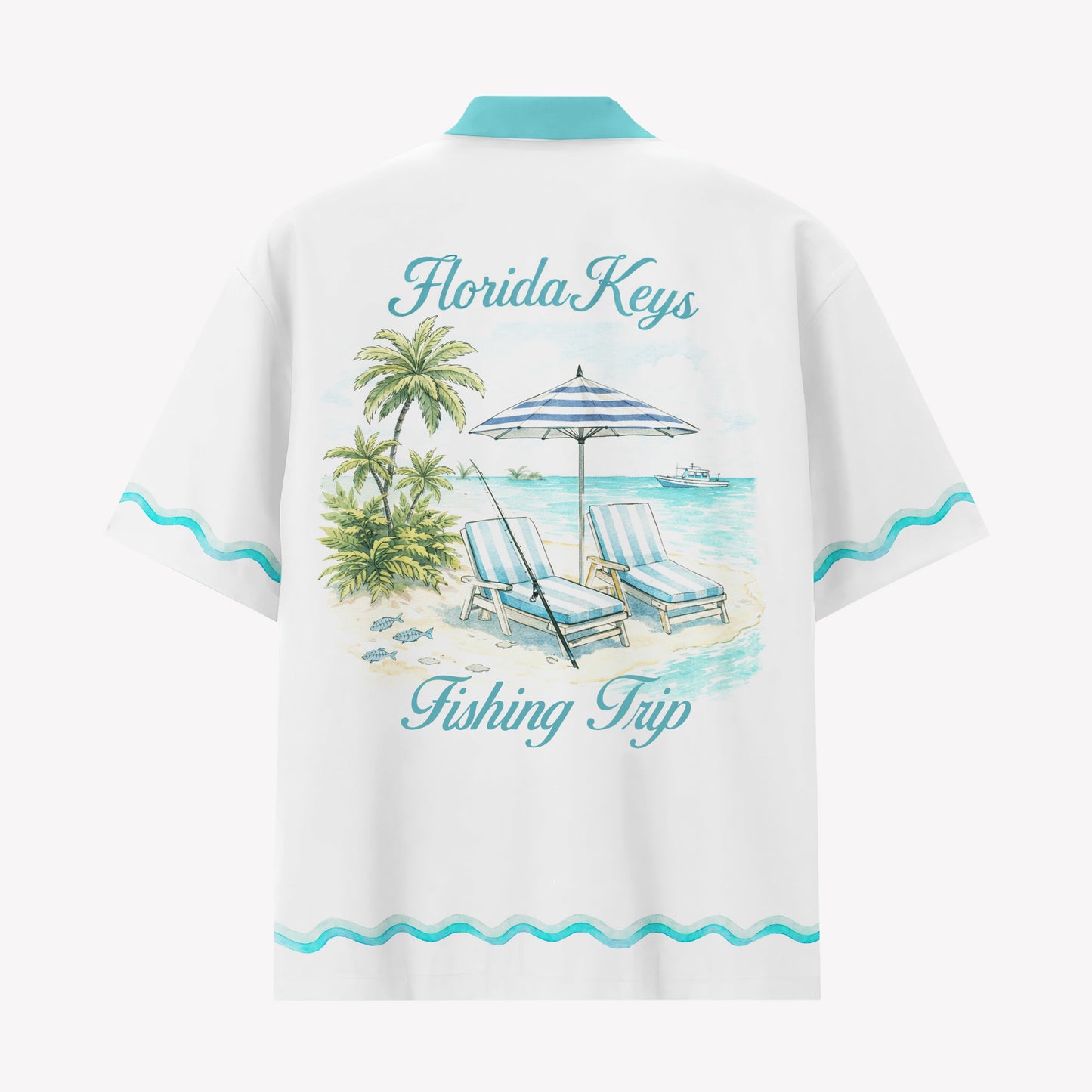 Florida Keys Fishing Trip Hawaiian Shirt & Shorts