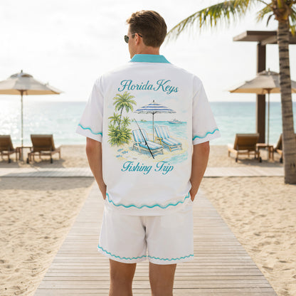 Florida Keys Fishing Trip Hawaiian Shirt & Shorts