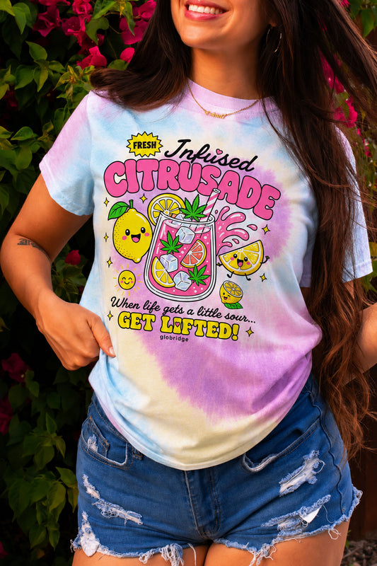 Fresh Infused Citrusade Get Lifted Tie-Dye T-Shirt