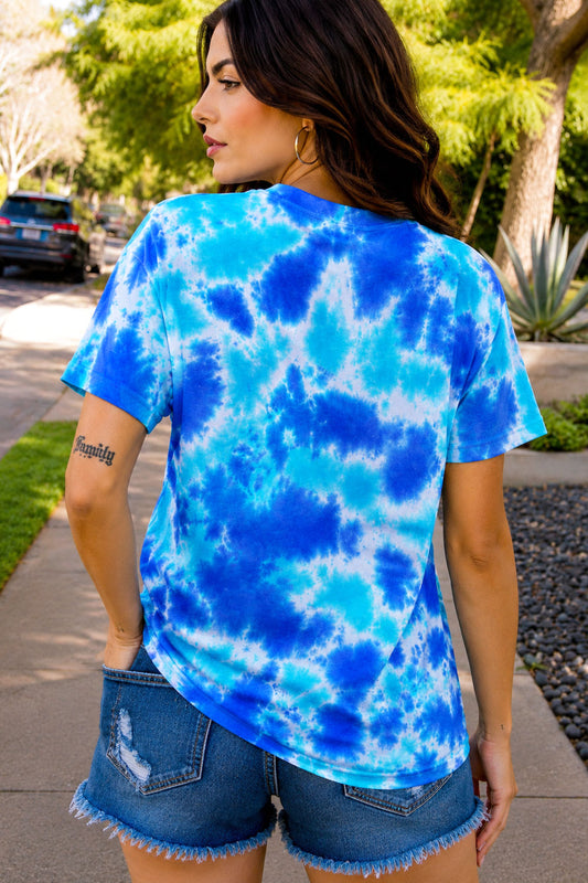 Funny Life Is Hard Stoner Tie Dye Tee