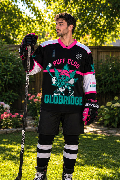 Globridge Puff Club 420 Hockey Jersey