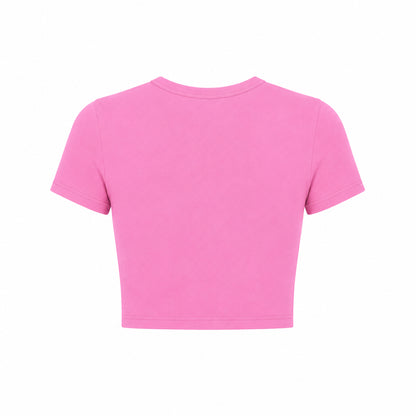 Good Things Take Time Bunny Crop Top