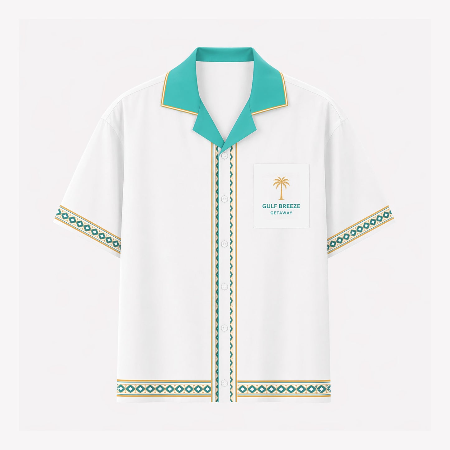 Gulf Breeze Getaway Hawaiian Shirt & Shorts Set