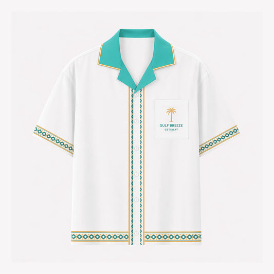 Gulf Breeze Getaway Hawaiian Shirt & Shorts Set