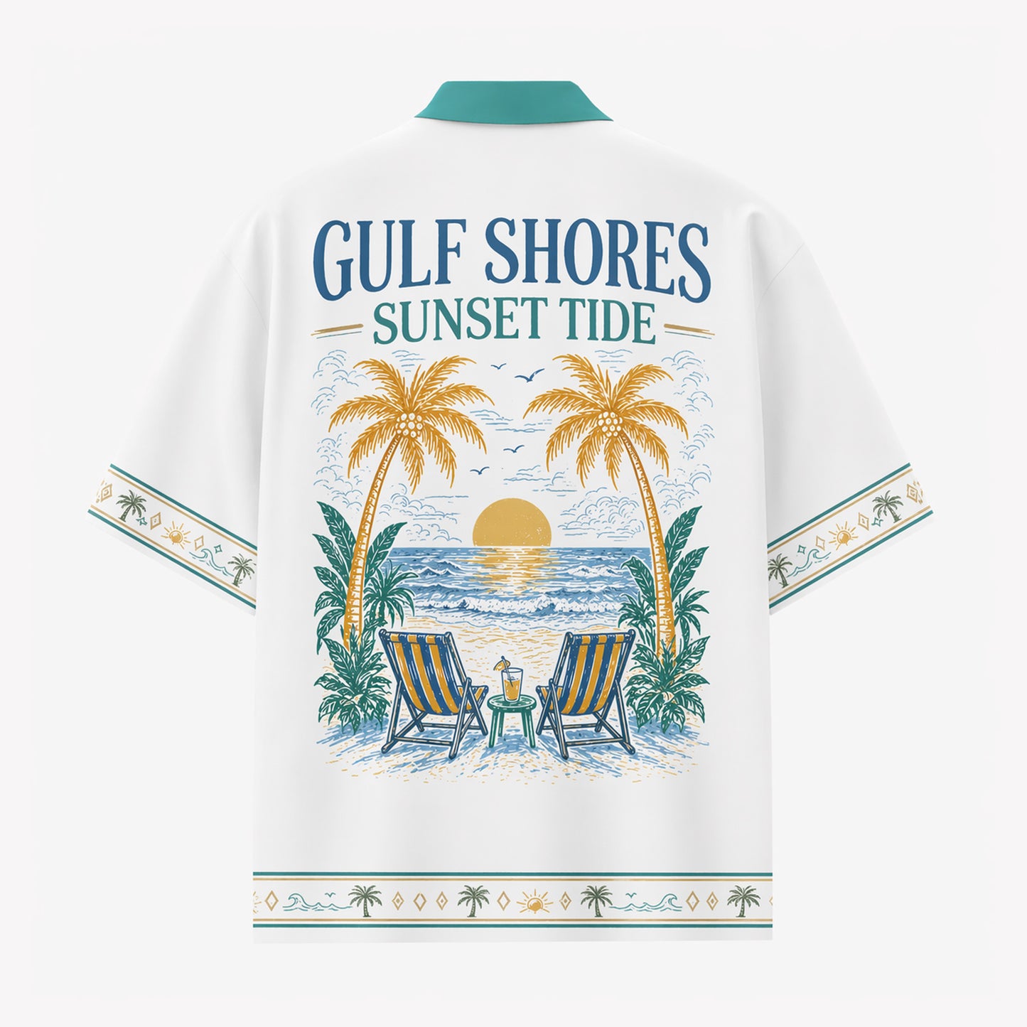Gulf Shores Sunset Tide Shirt & Shorts Set