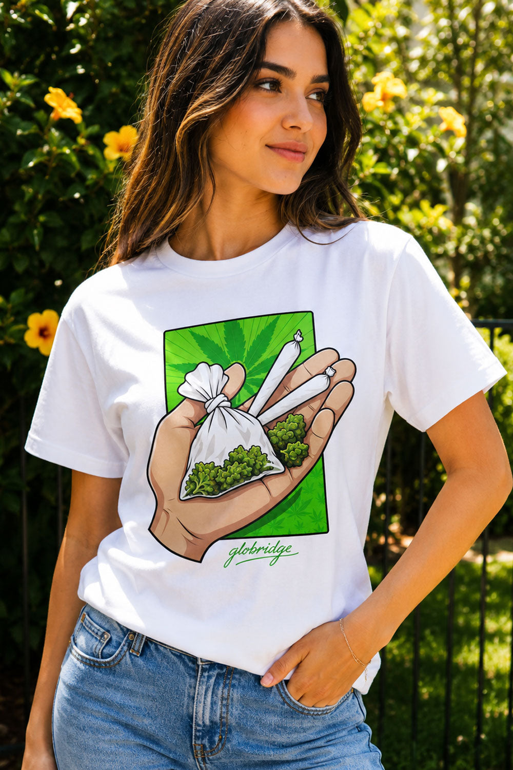 Hand of Green Graphic Tee