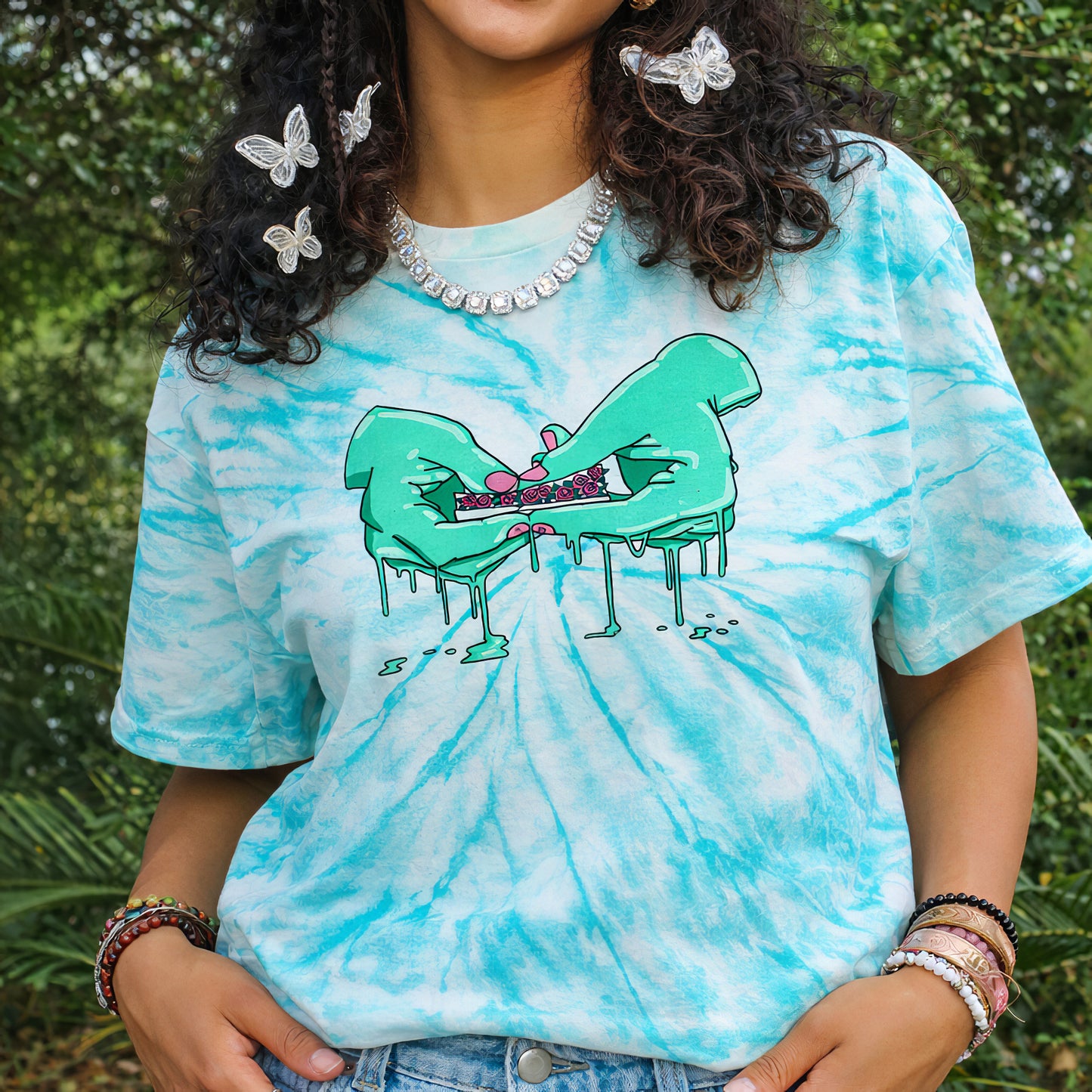High Vibes Melting Hands T-Shirt