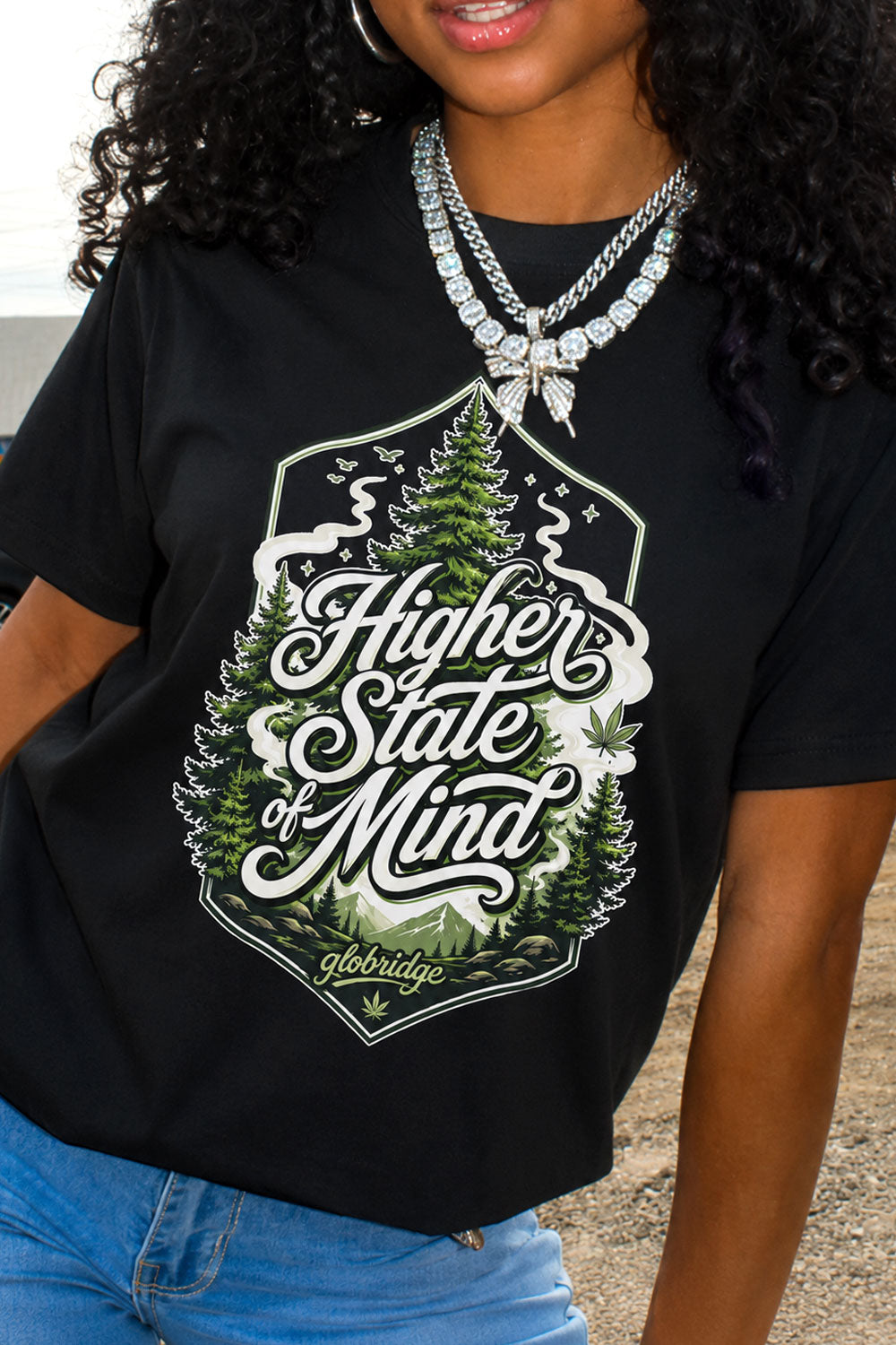 Higher State of Mind Forest Graphic T-Shirt