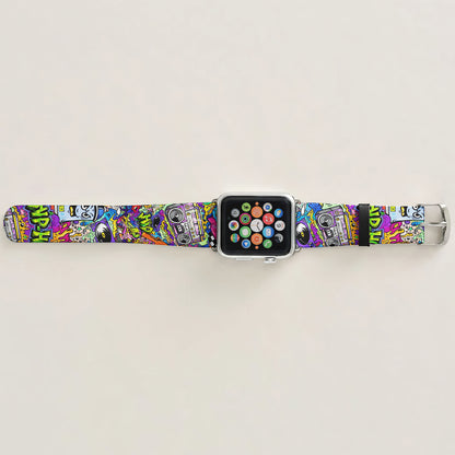 Hip Hop Graffiti Apple Watch Band
