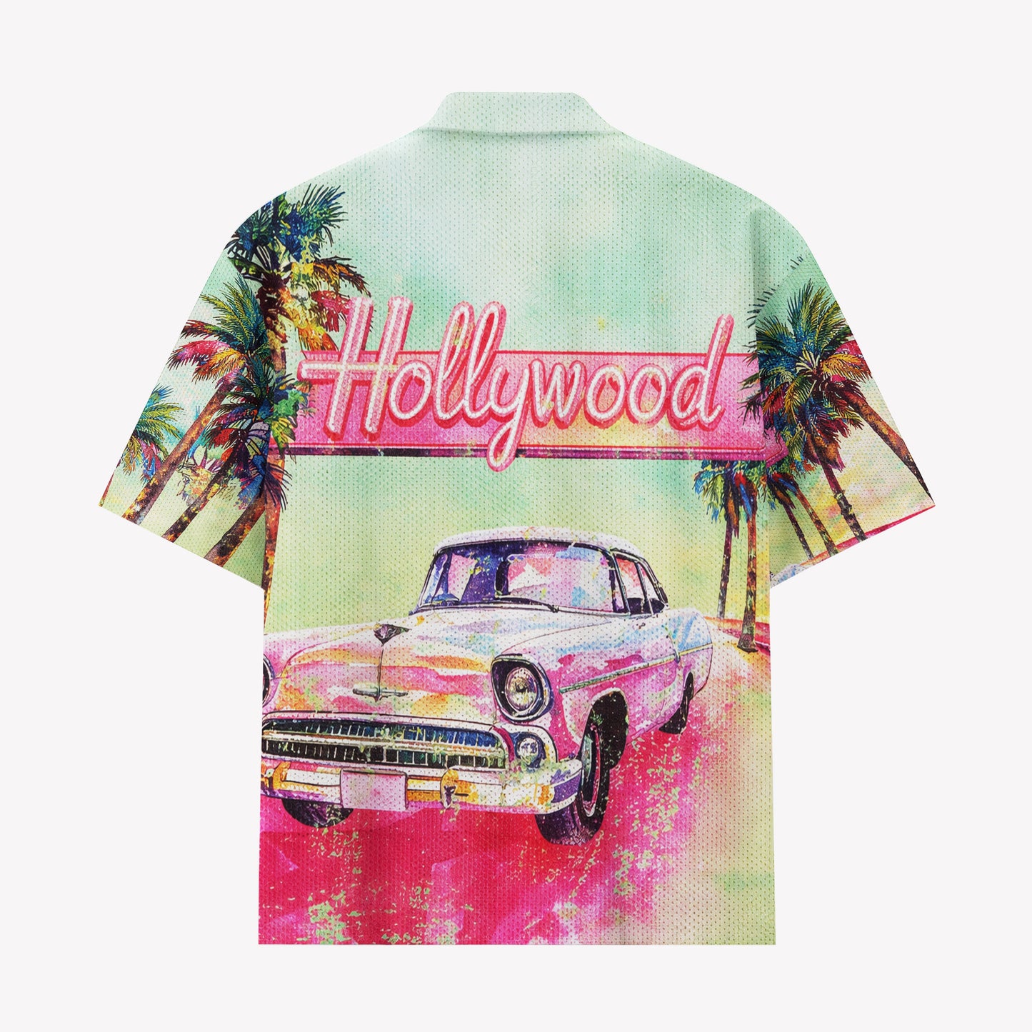 Hollywood Sunset Hawaiian Shirt & Shorts Set
