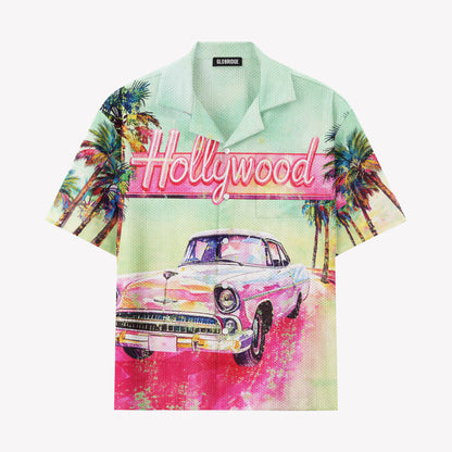 Hollywood Sunset Hawaiian Shirt & Shorts Set
