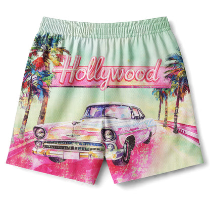 Hollywood Sunset Hawaiian Shirt & Shorts Set