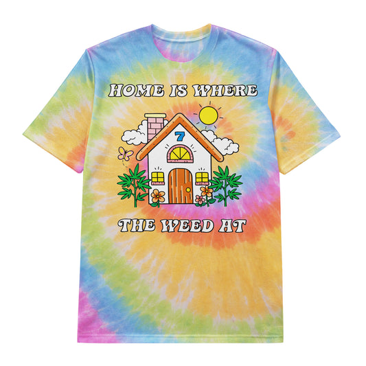 Home Vibes Tie-Dye Graphic Tee
