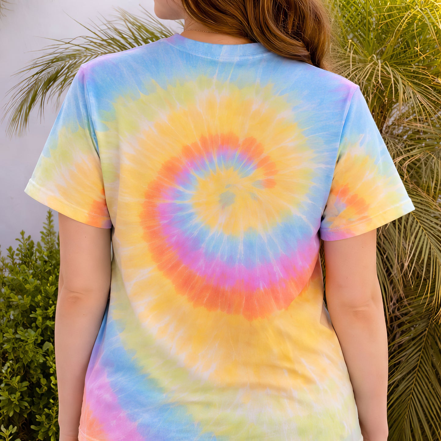 Home Vibes Tie-Dye Graphic Tee