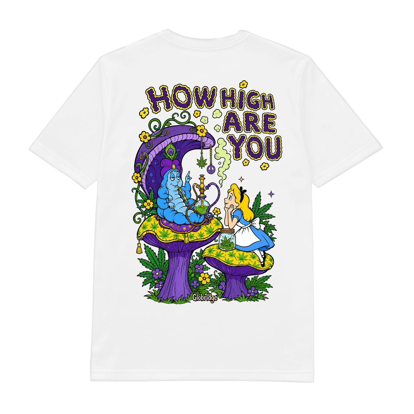 How High Are You Psychedelic Mushroom Tee