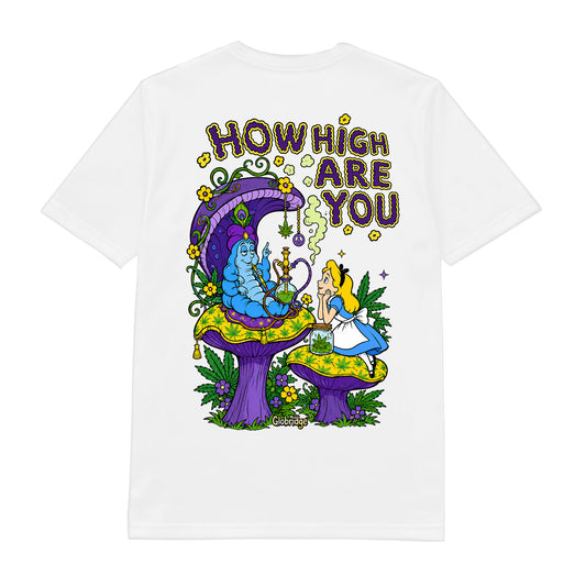 How High Are You Psychedelic Mushroom Tee