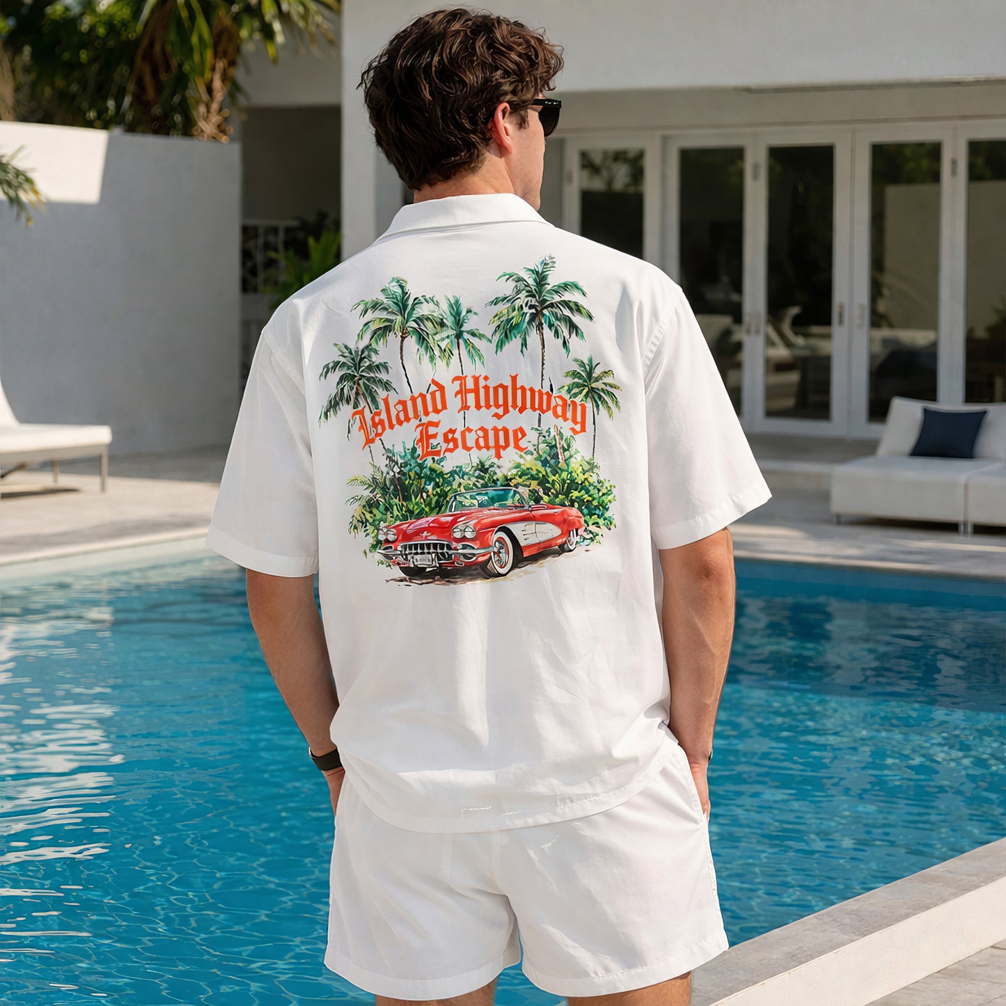 Island Highway Escape Hawaiian Shirt & Shorts