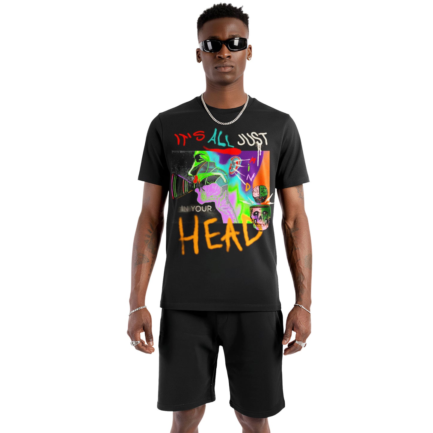 It’s All Just in Your Head Abstract Tee