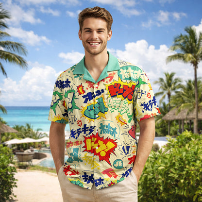 Japanese Manga Comic Hawaiian Shirt