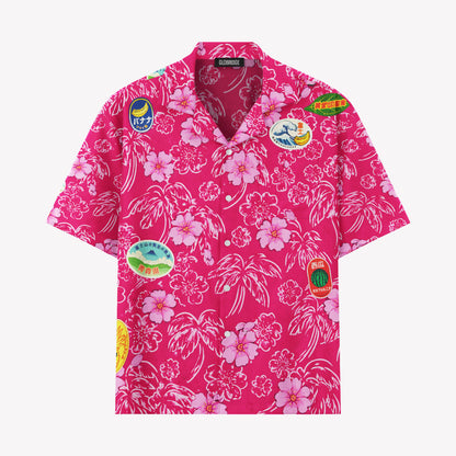 Japanese Tropical Sakura Hawaiian Shirt