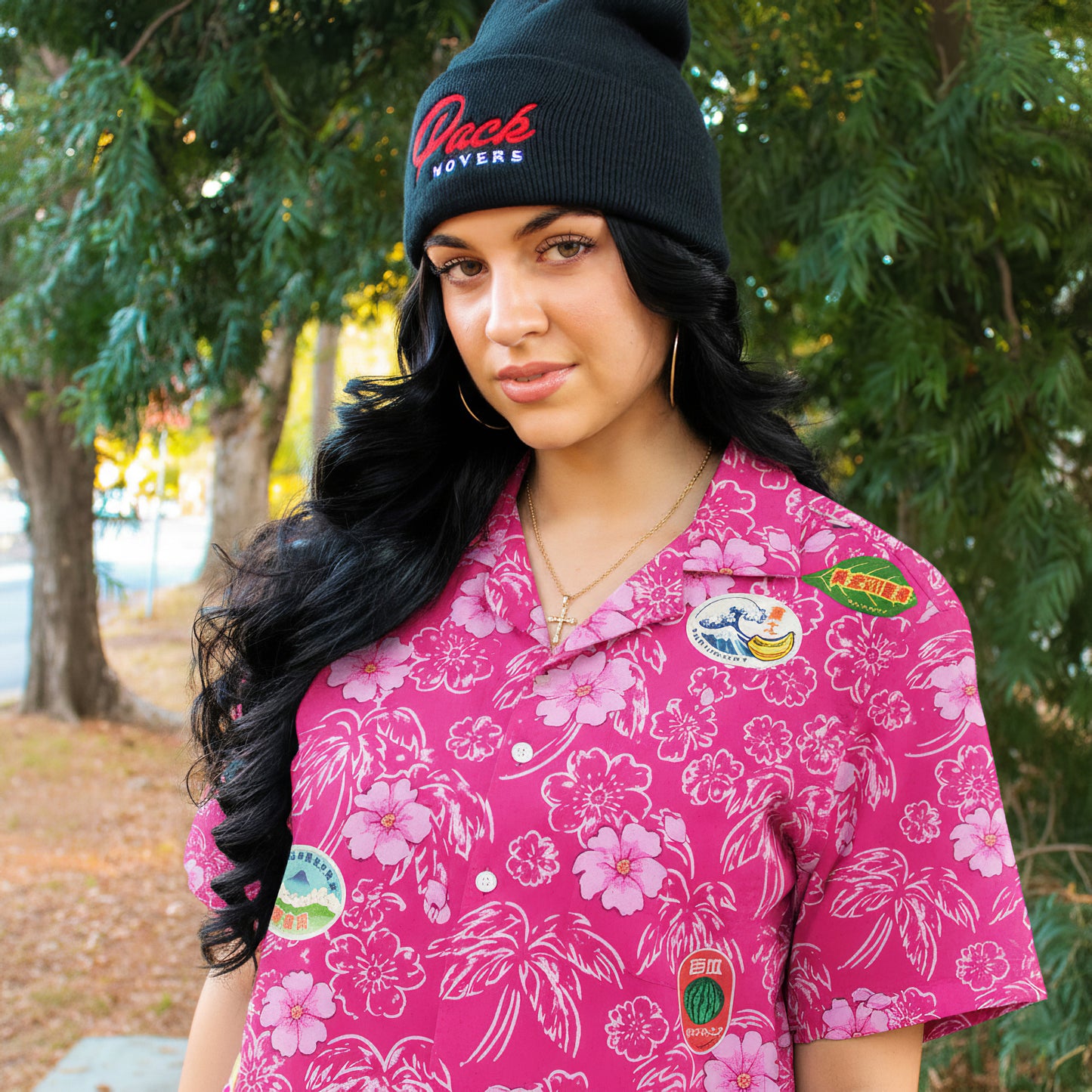 Japanese Tropical Sakura Hawaiian Shirt