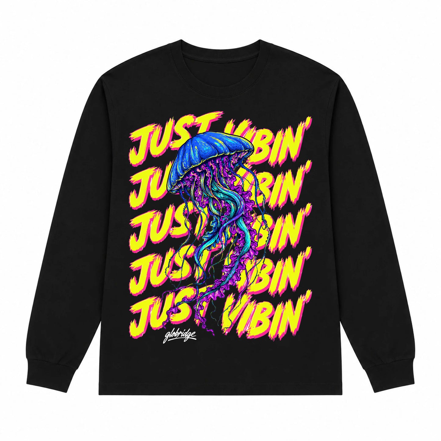 Just Vibin’ Jellyfish Long Sleeve Shirt