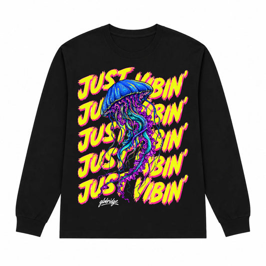 Just Vibin’ Jellyfish Long Sleeve Shirt