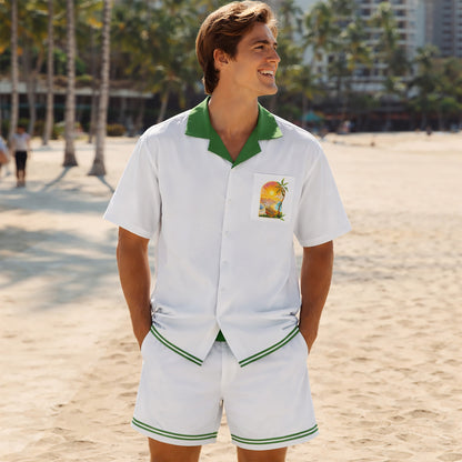 Key West Sunset Bar Hawaiian Shirt & Shorts