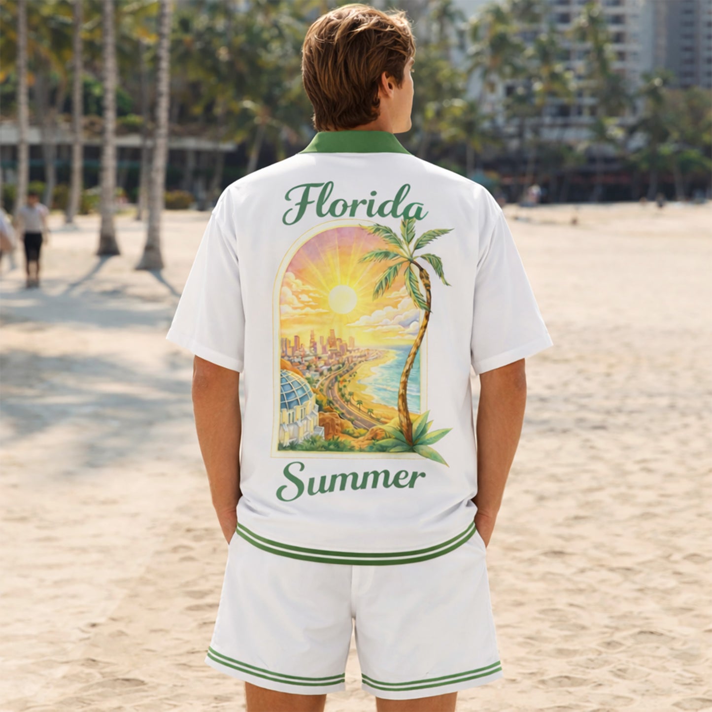 Key West Sunset Bar Hawaiian Shirt & Shorts