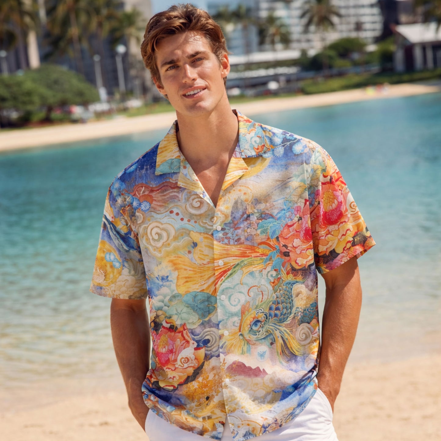Koi Dynasty Hawaiian Shirt