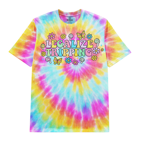 Legalize Tripping Psychedelic Tie Dye T-Shirt
