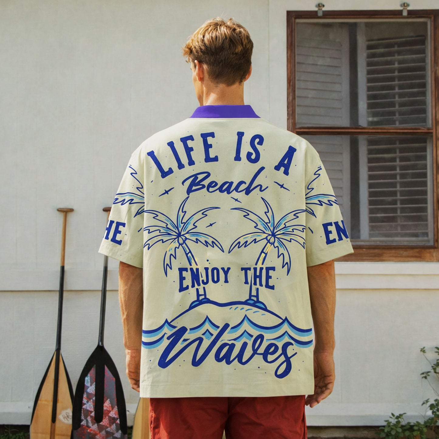 Life Is A Beach Hawaiian Shirt