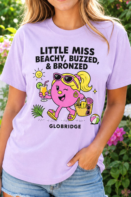 Little Miss Beachy Buzzed & Bronzed T-Shirt
