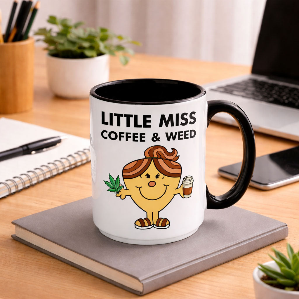 Little Miss Coffee & Weed Mug