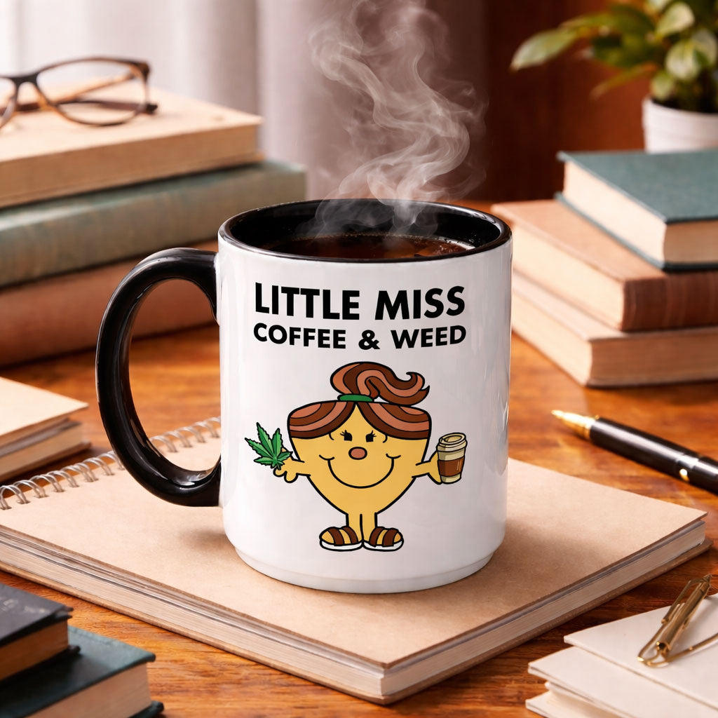 Little Miss Coffee & Weed Mug