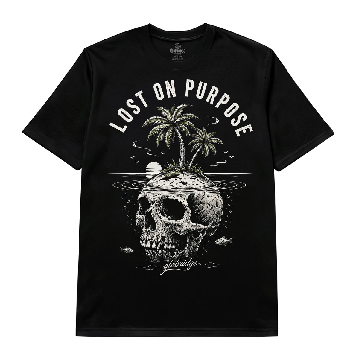 Lost on Purpose Skull Island Tee
