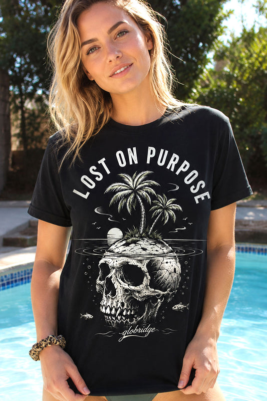 Lost on Purpose Skull Island Tee