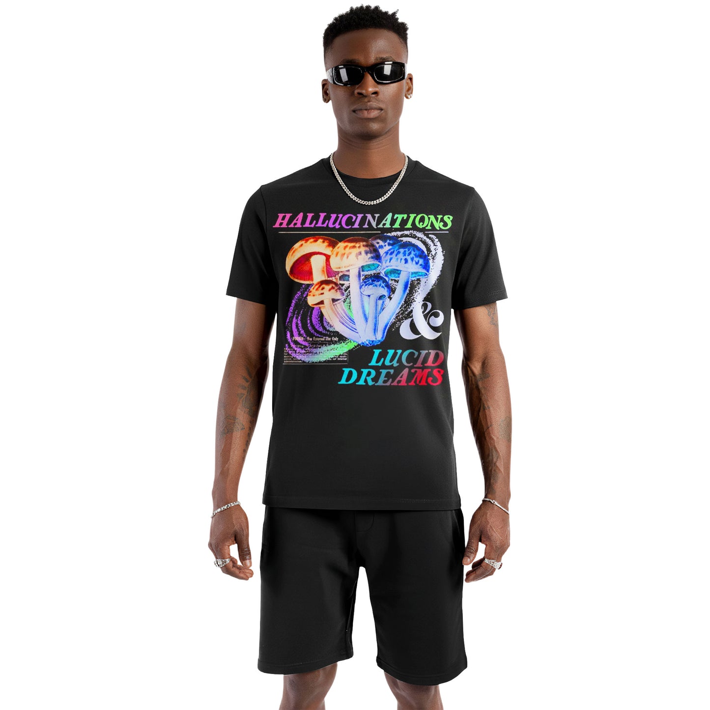 Lucid Dreams Mushroom Psychedelic Graphic Tee
