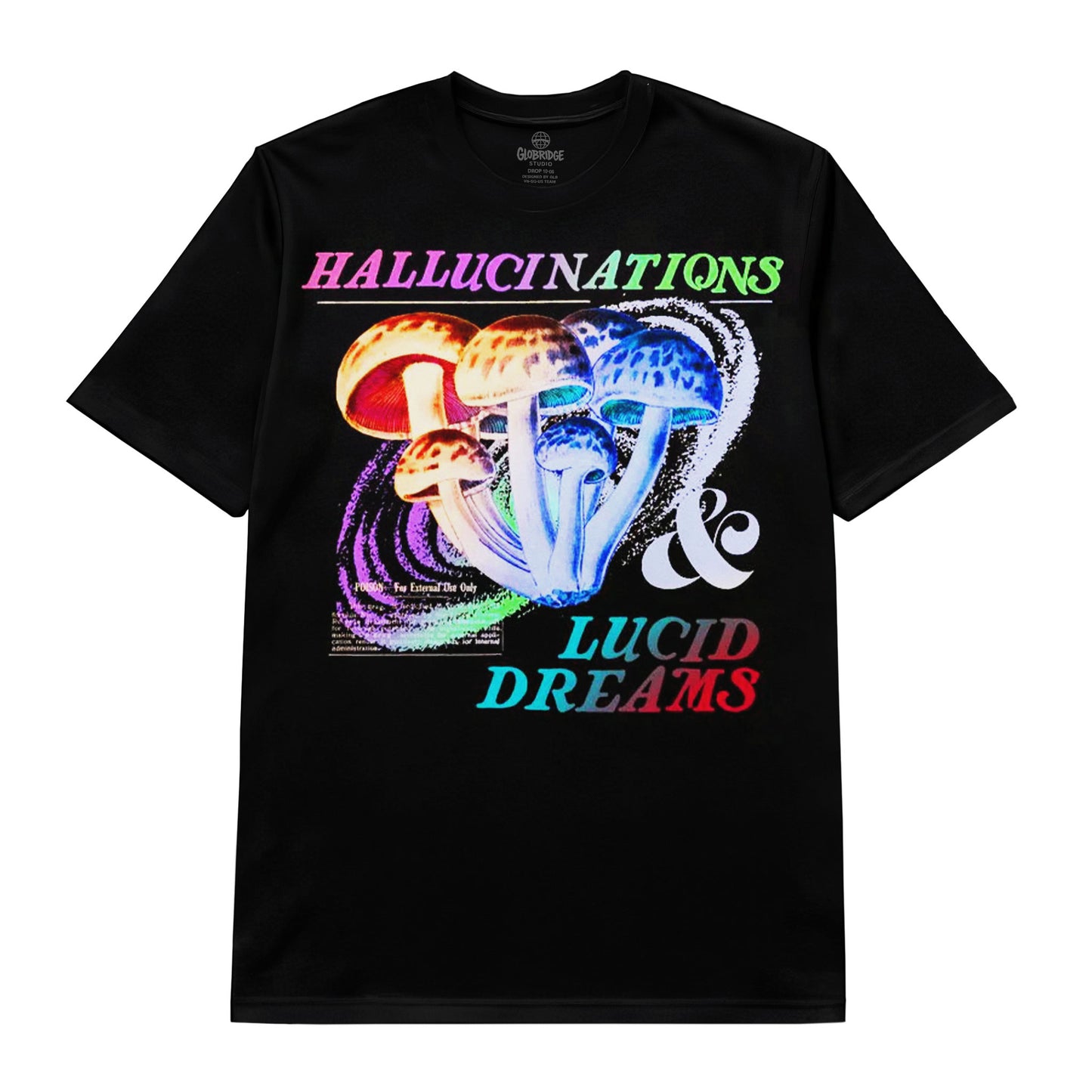 Lucid Dreams Mushroom Psychedelic Graphic Tee