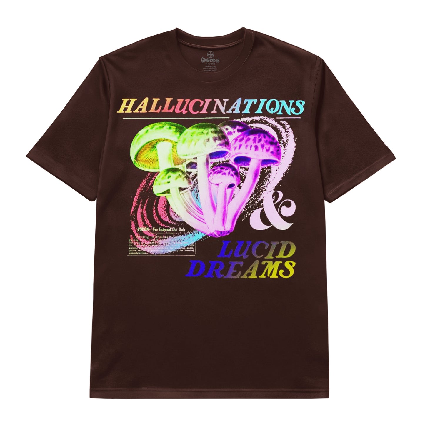 Lucid Dreams Mushroom Psychedelic Graphic Tee