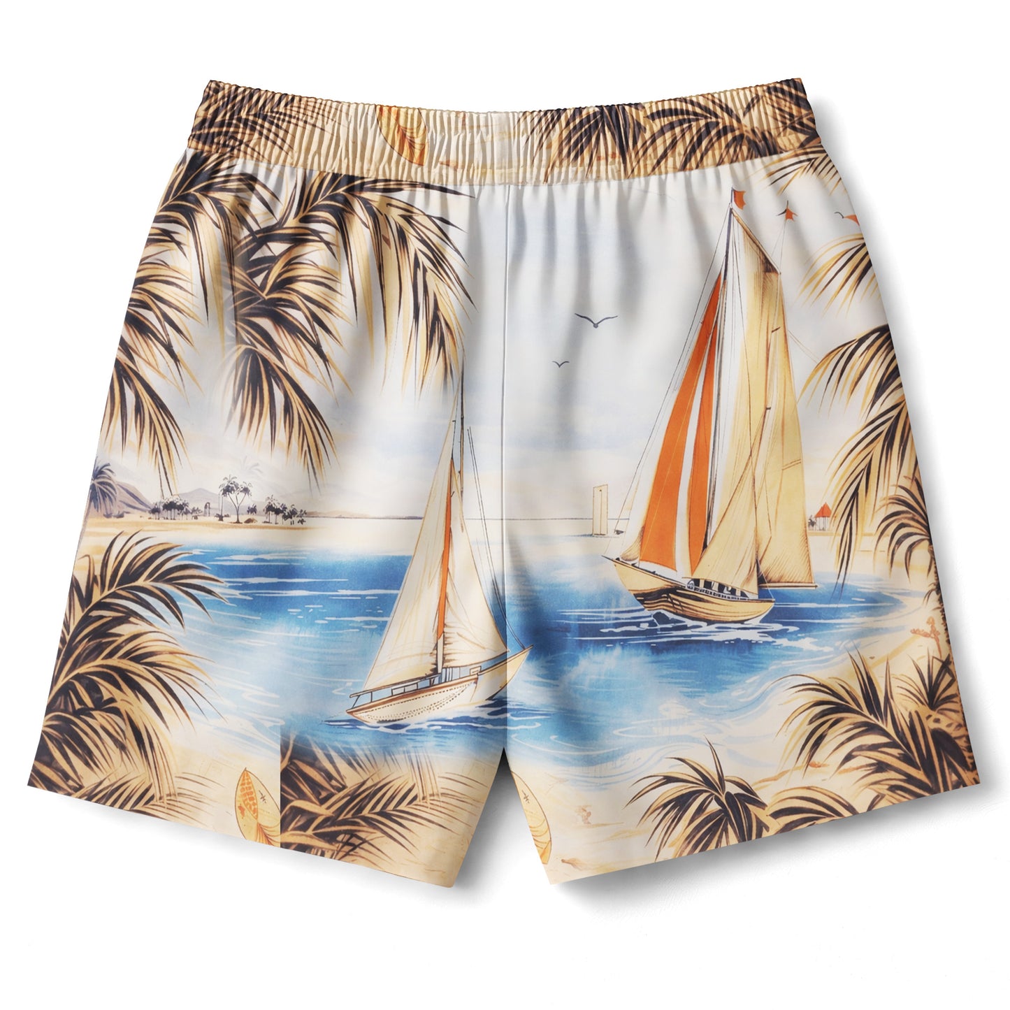 Luxury Coastal Hawaiian Shirt & Shorts Set