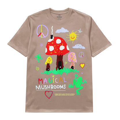 Magical Mushroom Doodle Art Tee